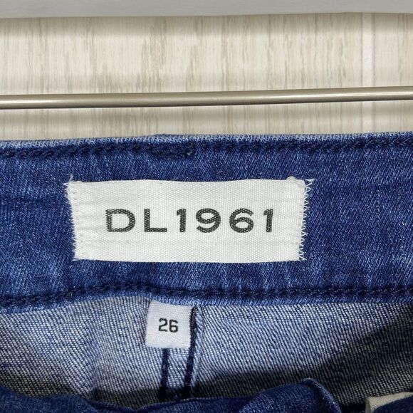 DL1961 Florence Skinny Mid Rise Denim Instasculpt Crop Jeans Womens Size 26 - Picture 9 of 12